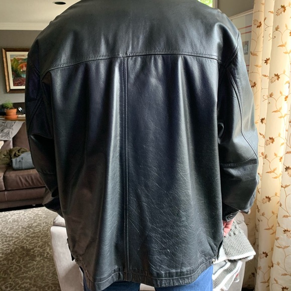 Men’s medium leather jacket - Picture 5 of 6